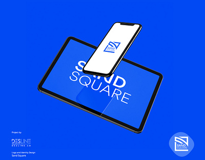 Sand Square - Logo & Visual Identity app logo branding company logo graphic design logo logo design tech tech logo ui visual identity