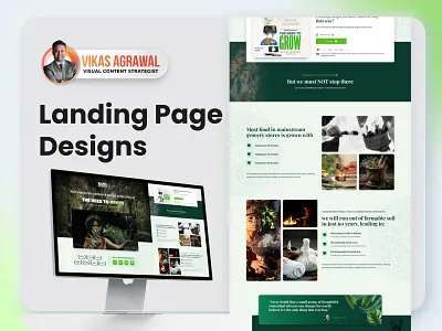 Landing Page Design pagebuilder