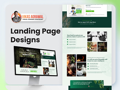 Landing Page Design pagebuilder