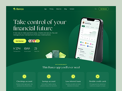 Banking Website Design bank banking banking app banking website currency digital banking finance app fintec header deign landing page modern design online banking payment ui ui design ux web web design website website design