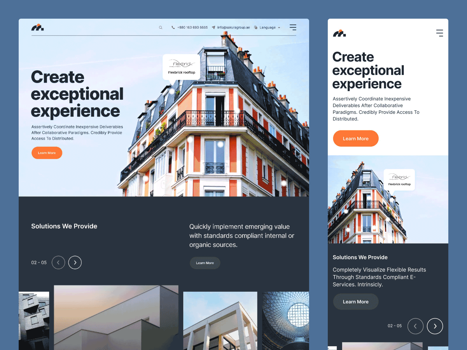 Construction and Interior Design Group Companies Website Design clean design desktop home homepage interface design landingpage minimal responsive ui ui design uiux design user experience ux design web web design website