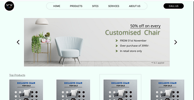 UI for Furniture website