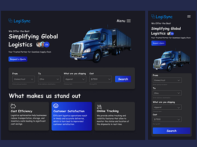 LogiSync branding figma logo productdesign ui ux