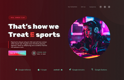 E-sport AI 3d branding design figma logo ui