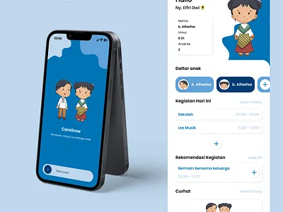 CareGrow - Child child figma grow ui uiux