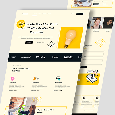 Soulteam - Landing Page figma hero heropage landignpage landignwebsite ui uiux uiuxdesign web webdesign weblandingpage website