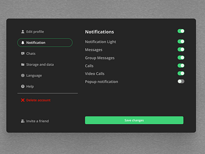 On/Off switch daily ui design figma onoff switch onoff switch ui setting page setting page ui setting page ux ui ui design user experience user experience design user interface user interface design ux ux design web design web ui web ux wesbite design