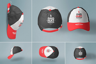 Baseball Cap Mockups branding graphic design ui