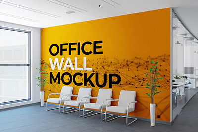 Office Wall Mockup design graphic design mockup office wall mockup ui