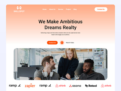 Agency Website Design agency agency landing page agency website design business website design droip template figma design freelancing landing page design modern agency design oripio oripio design sujon hossain template design ui designer web design website website deisgn