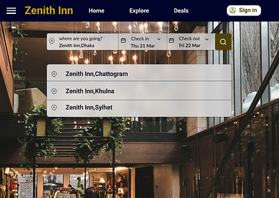Hotel search bar bar challenge dailychallenge dailyui design figma hotel search searchbar ui