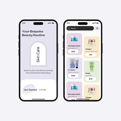 Skin Care App figma figmadesign mobileapp ui uidesign