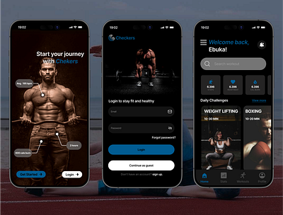 Checkers fitness app