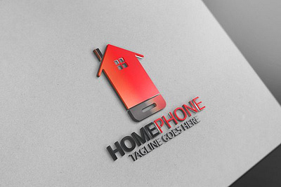 phone home branding graphic design logo phone home