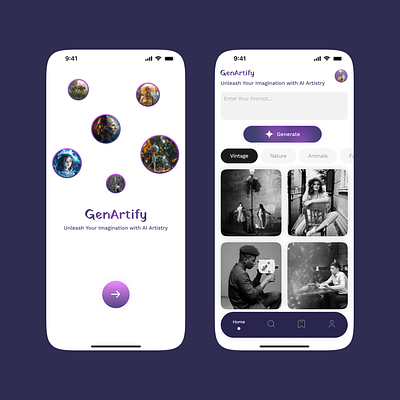 GenArtify An AI image generator ui