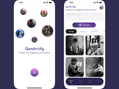 GenArtify An AI image generator ui