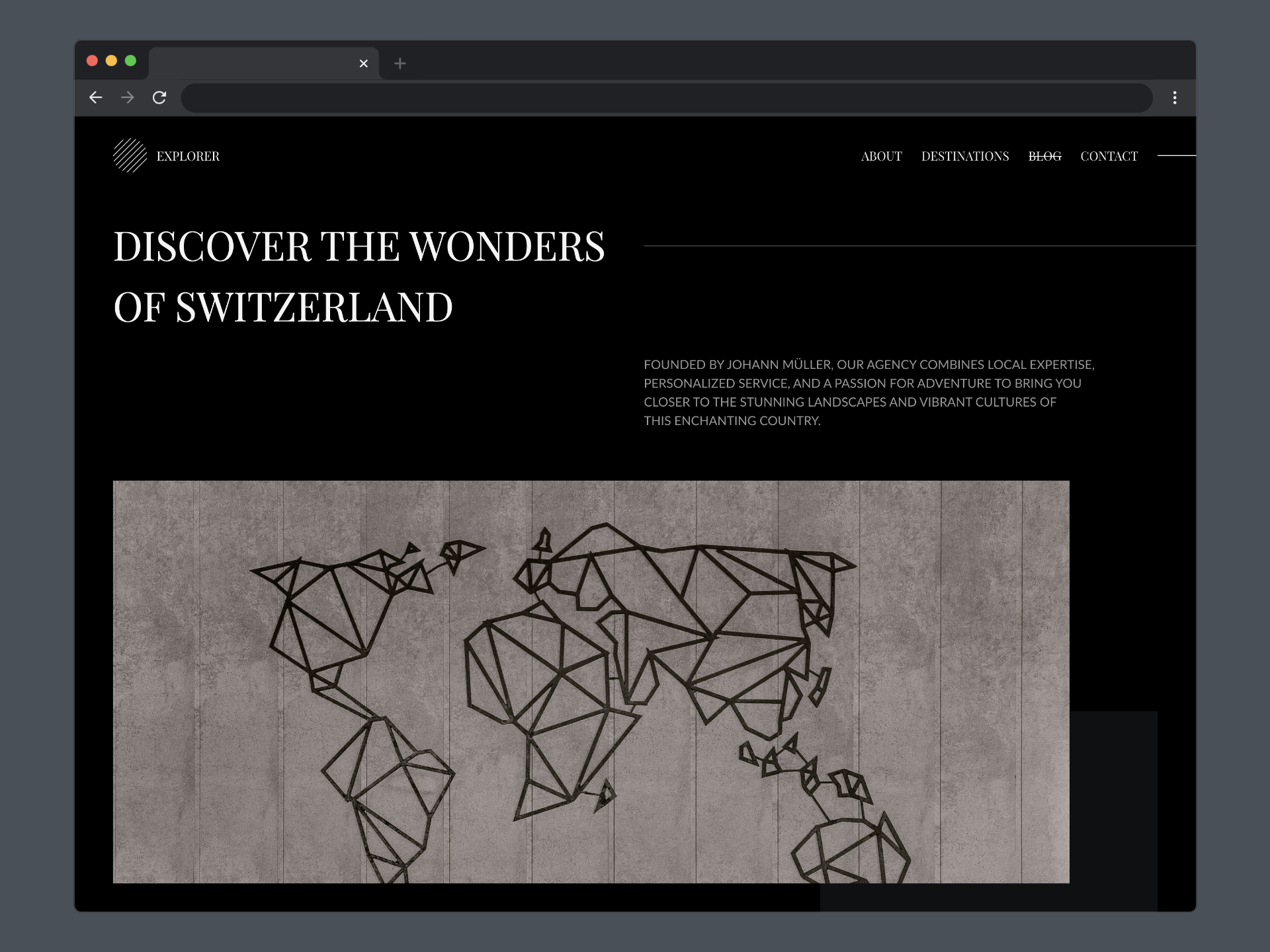 Travel Agency - Blog Page agency blog blogpage responsive travel uxui webdesign website