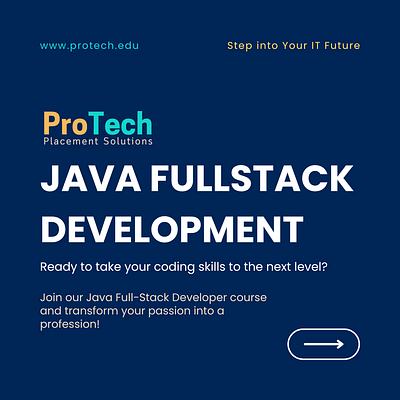 Carousel Post - "ProTech" Java Full Stack Course branding carousel graphic design graphics instagram post logo post social media post ui
