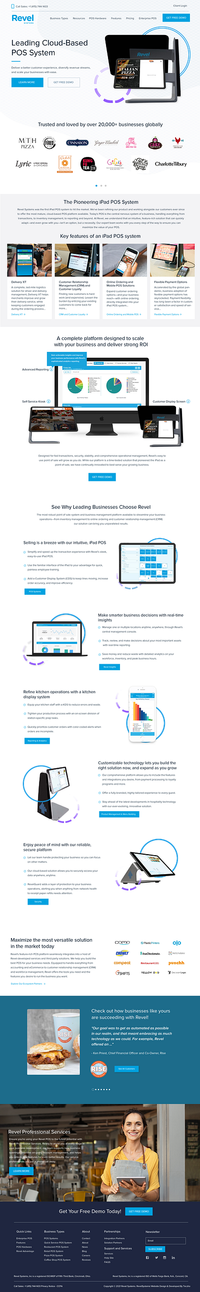 Cloud based POS system website UI UX design. branding design graphic design logo typography ui ui design ux ux design web design web development website design