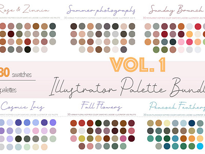 Illustrator Color Palette BUNDLE V1