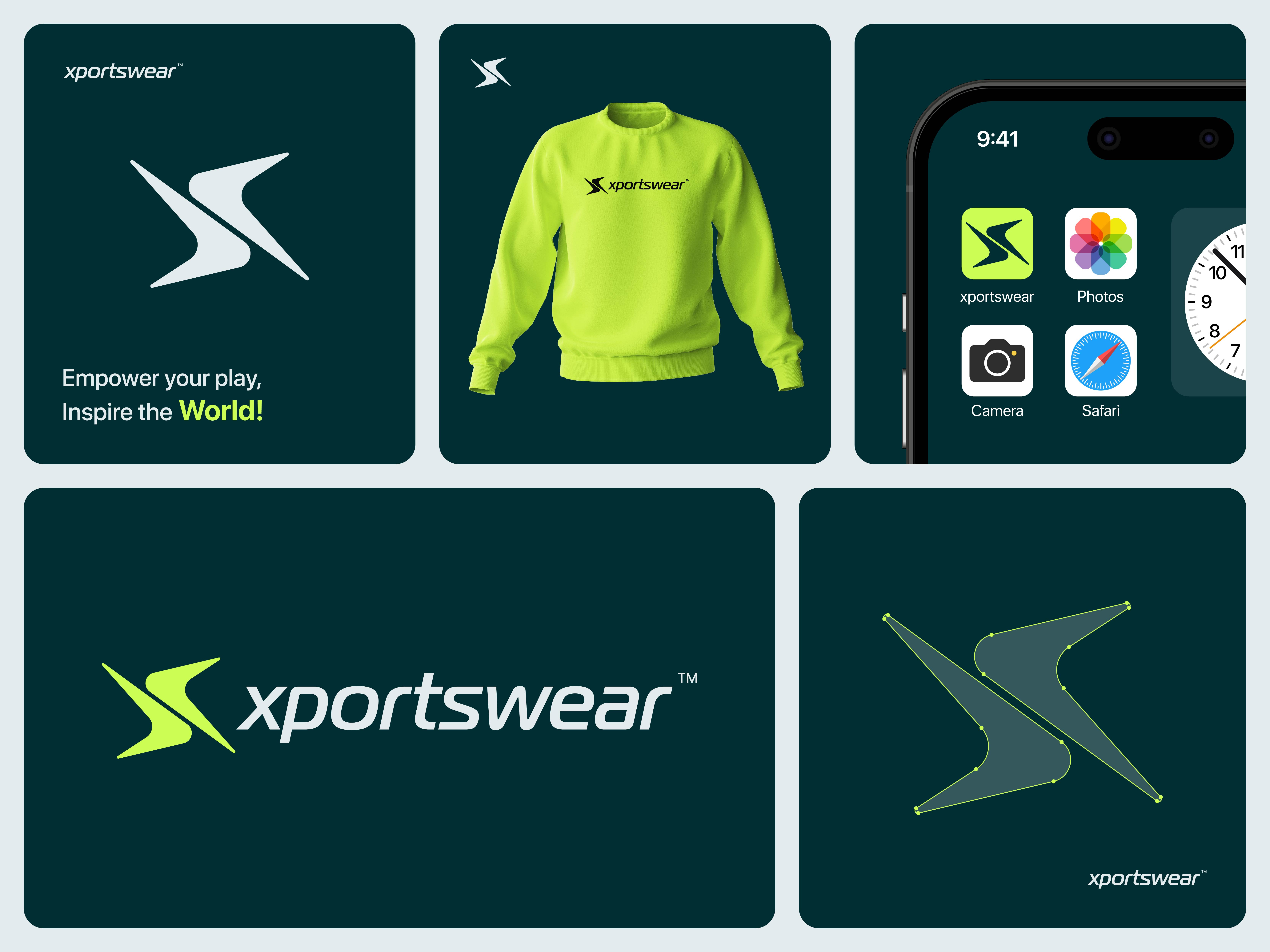 xportswear™ logo design | SportsWear Branding | Unused Logo abstract athletic bold brand identity branding creative logo dynamic energetic innovative logo logo design logo inspiration minimalist modern sports sports logo sportswear sporty stylish symbol