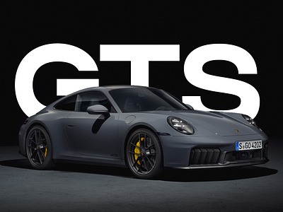 PORSCHE 911 GTS | Website design concept animation branding graphic design ui