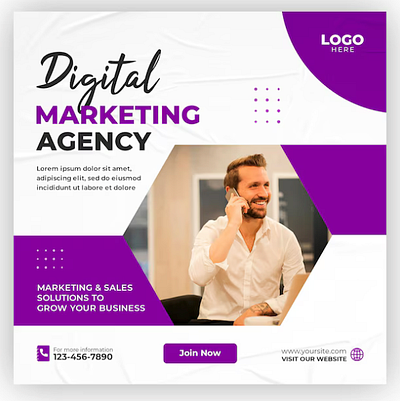 Digital marketing social media post Design graphic design