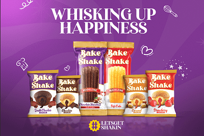 Client Bake Shake graphic design