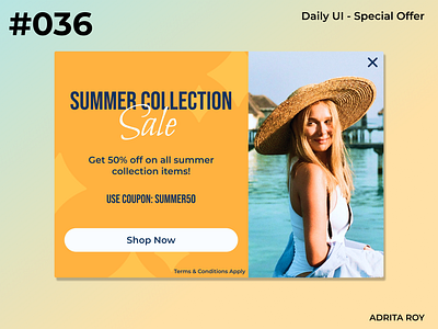 Daily UI 036 - Special Offer branding dailychallenge dailyui dailyui 36 design figma graphic design illustration modal overlay special offer ui ux