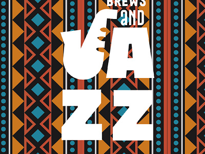 Brews and Jazz africa african brandidentity branding cafe coffie graphic design jazz logo patterns shop