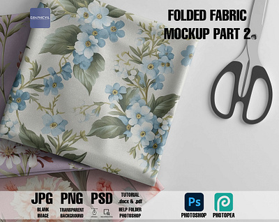 Folded Fabric Mockup Part 2 4