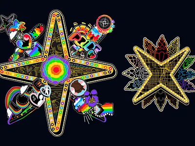 Vegas Golden Knights Pride Jersey 2023 branding crest design graphic design hockey illustration jersey logo nhl pride vector vegas golden knights