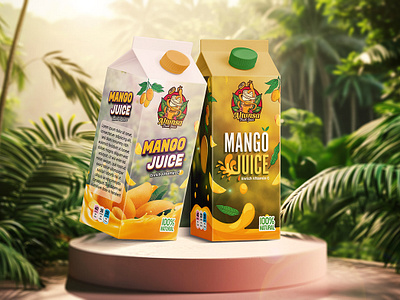 Juice Packaging Design and Banner for Commercial AD | Fresh and dribbble marketing design pixels mentor