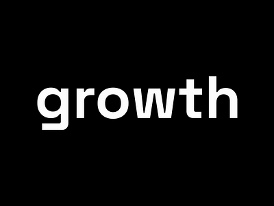 Growth Typography Animation after effect animation brand identity branding design graphic design illustration logo logotype motion graphics typography typography animation ui ux vector