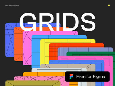 GRIDS – PACK 01 color grid figma community figma download figma template figma ui figma ui3 grid grid system grid template grids header template hero landing hero section landing template swiss grid