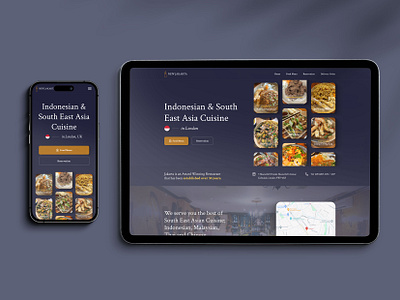 "New Jakarta" - Restaurant Website asiancuisinelondon asianfood digitalmarketing foodielondon foodwebsite londondining londoneats londonfoodie londonrestaurantlaunch newjakartarestaurant responsivedesign restaurantbranding restaurantdesign restaurantlaunch2024 restaurantwebsite uiuxdesign webdesigninspiration webdesignlondon webdevelopment websitelaunch