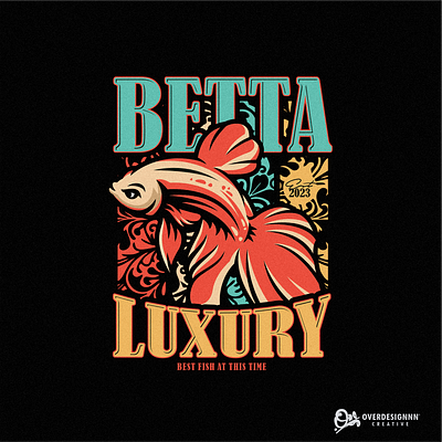 Betta fish Logo betta fish branding design graphic design identity illustration logo mark tshirt vector