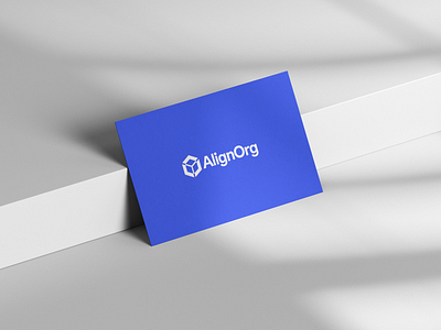 AlignOrg - Business Card branding business card design graphic design identity logo visual identity