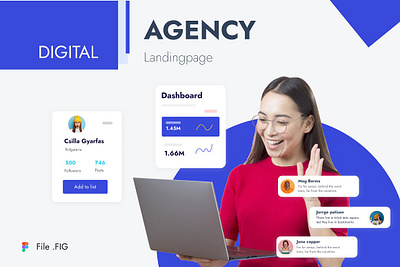 Digital Agency Landing Page business digital agency digital agency landing page landingpage