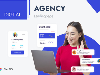 Digital Agency Landing Page business digital agency digital agency landing page landingpage