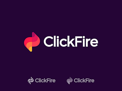 Igniting Connections: ClickFire Logo Design 🔥 app branding design graphic design illustration logo typography ui ux vector