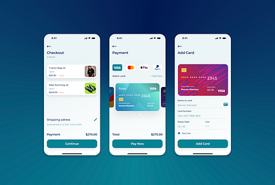 Credit Card Checkout graphic design ui