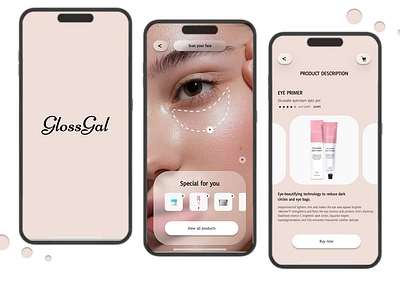 Beauty app idea aestethic app design beauty app branding design designing girly graphic design inspo mobile mobile app pink skincare ui ux