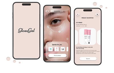 Beauty app idea aestethic app design beauty app branding design designing girly graphic design inspo mobile mobile app pink skincare ui ux