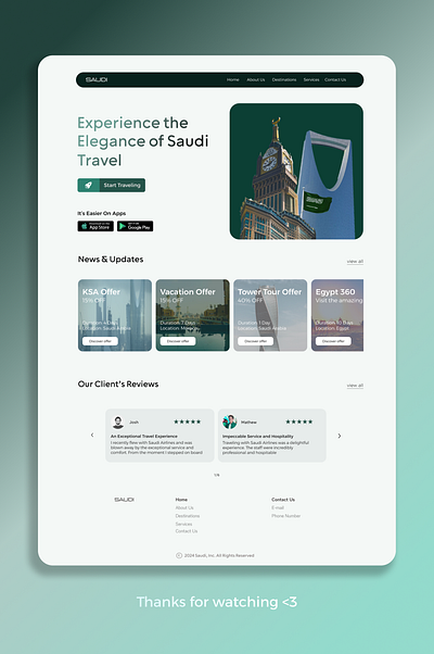 Saudi- Web Design 3d branding logo ui