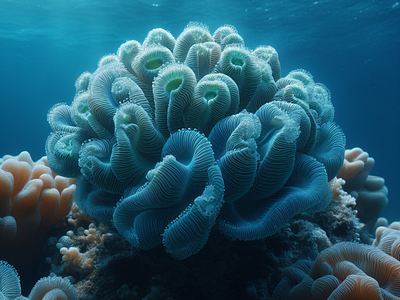 Underwater Wonders II ai creatures dall e design graphic design ocean sea ui underwater wonders