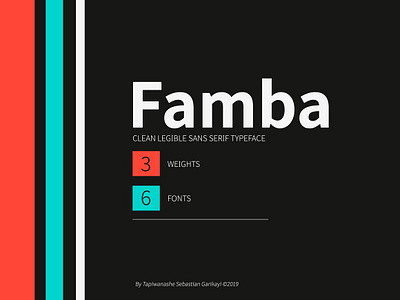 Famba Typeface book clean display famba typeface legibility minimal modern newspaper readability sans serif signage text wayfinding