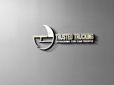 Trusted trucking minimalist logo brand identity design branding clothing favicon graphic design icon illustration logo typography vector
