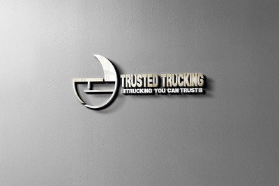 Trusted trucking minimalist logo brand identity design branding clothing favicon graphic design icon illustration logo typography vector