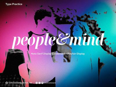 people&mind 🤼 design gradients graphic design tothesteward vector wordmark